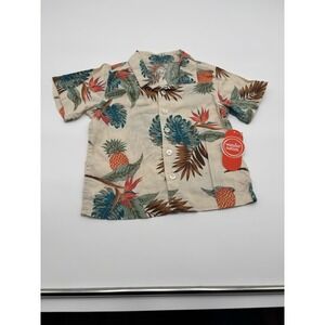 Wonder Nation Button Up Short Sleeve Shirt Boys Size 2T